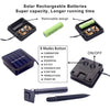 Instalatie 100 LED cu panou solar si controler, lungime 10 metri , IP44