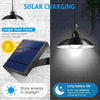 Set panou solar cu 2 becuri LED cu aplica, telecomanda, 50W