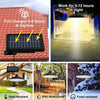 Set panou solar cu 2 becuri LED cu aplica, telecomanda, 50W