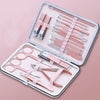 Set Complet 18 Instrumente pentru Manichiura si Pedichiura