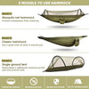 Hamac de camping cu plasa impotriva insectelor,  260x140cm,