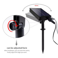 Set 4 x Instalatie LED cu panou solar si controler, 10 metri ,IP44