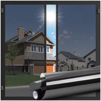 Autocolant geamuri 300 x 60 cm, protectie UV