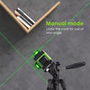 Nivela Laser 4D cu 16 Linii, Autonivelare, 2 Acumulatori, Lumina Verde, Trepied 150 cm, Telecomandă, Platformă Ridicare, Profesională