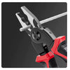 Set Cleste Multifunctional 5 in 1, Patent, Dezizolator, Sertizor, Taietor Cabluri, Foarfeca, Maner Ergonomic, Otel Durabil, Negru/Rosu