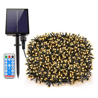 Set 4 x Instalatie LED cu panou solar si controler, 10 metri ,IP44