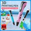 Creion pentru Desenat In Spatiu 3D, Pentru Incepatori, Cu Afisaj Si Filamente Multicolore