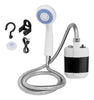 Dus portabil electric cu robinet, pentru camping si drumetii