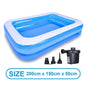 Pachet Promo: Piscina gonflabila, 200 x 150 x 50 cm, 2 inele family pool XXL exterioara + BOXA PORTABILA GRATUIT