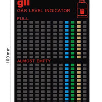 Set 3 x Indicator nivel gaz