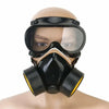 Set Ochelari si Masca de Protectie, Pentru Lucrul in Mediu Chimic, 2 Filtre de Carbon
