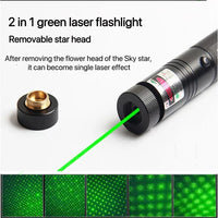 Laser 3D verde cu 3 fascicule. Raza de lumina 10 km