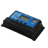 Controler pentru panou solar,regulator, 30A, 12V/24V, display LCD si 2 porturi USB