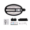 Set 2x Lampi Solare, 30W, 106 LED , 3 moduri de functionare , 90 SMD ,WOLF WORLD ™