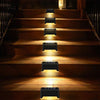 Set 4x Lumini Solare LED pentru Trepte, Scari