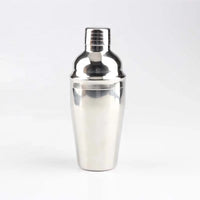 Kit pentru barmani, cocktail shaker, suport bambus, inox, set 10 piese, 750ml, Springos