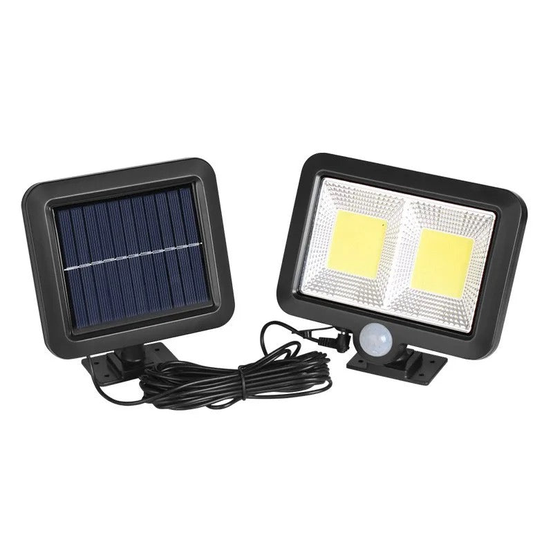 Proiector solar SL-F108 COB senzor de lumina si miscare, negru ip 44