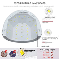 Lampa UV LED 48W Pentru Unghii ,Afisaj Digital , Temporizator